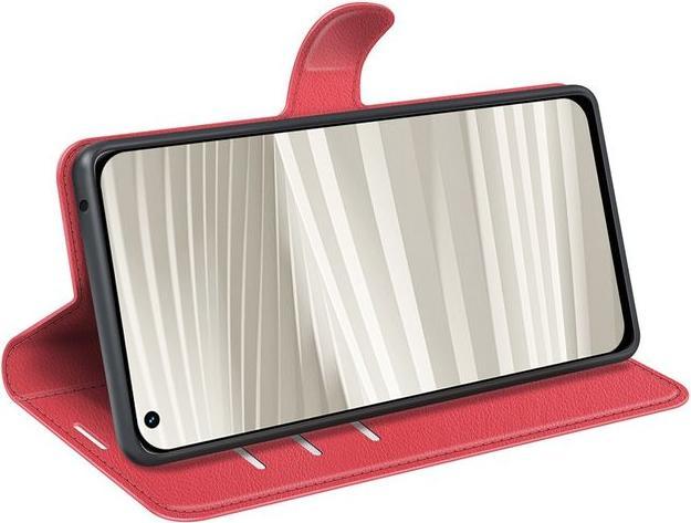 Actual product image MU Classic Litchi Leather Bookcover Series (Realme GT2 Pro)