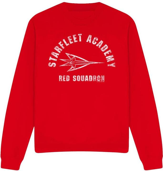 Actual product image Unisex Adult Red Squadron Sweatshirt (S)