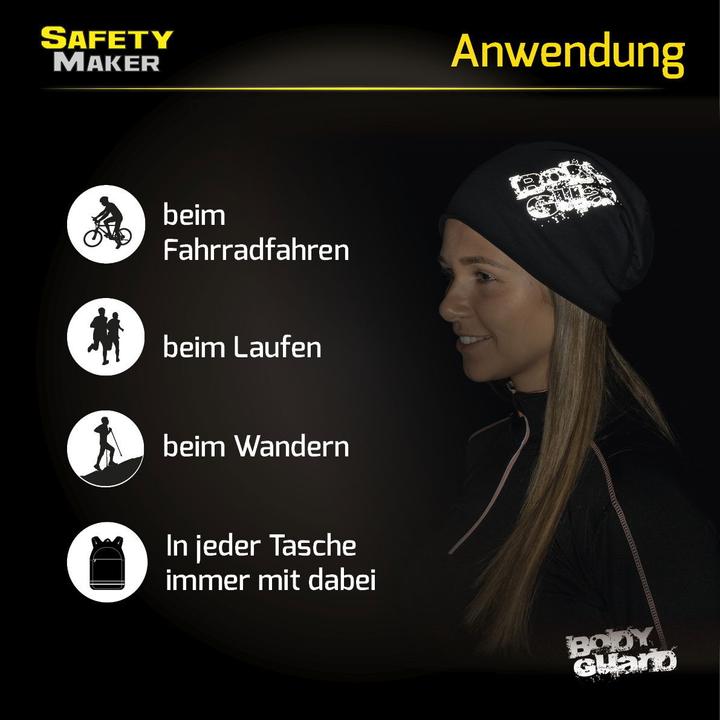Immagine prodotto SafetyMaker Beanie reversibile riflettente blu/argento