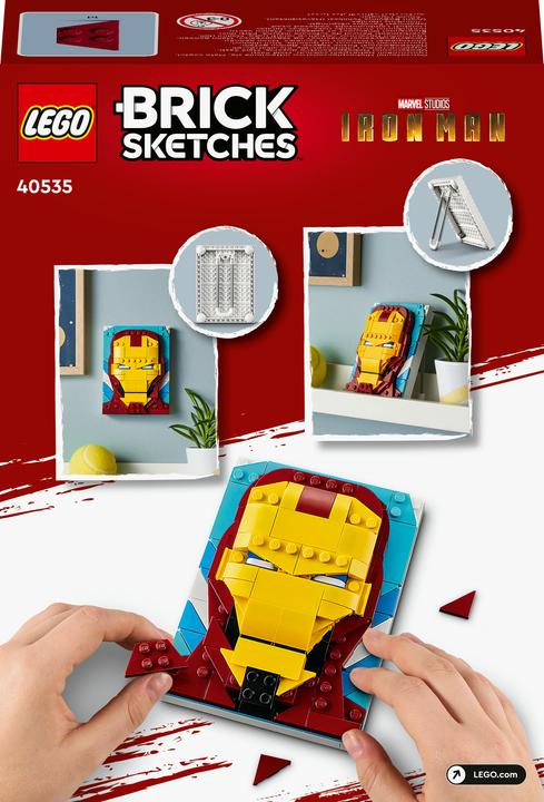 Produktbild LEGO Brick Sketches - Iron Man (40535)