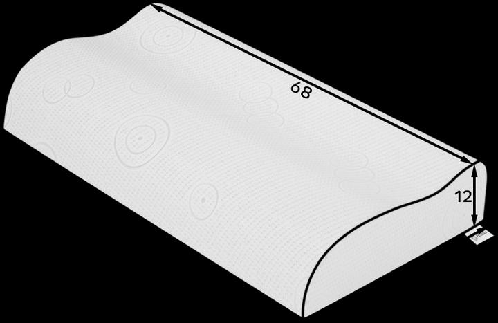 Actual product image ELTAP Poduszka latex profilowana (58 x 34 x 9.5 cm)