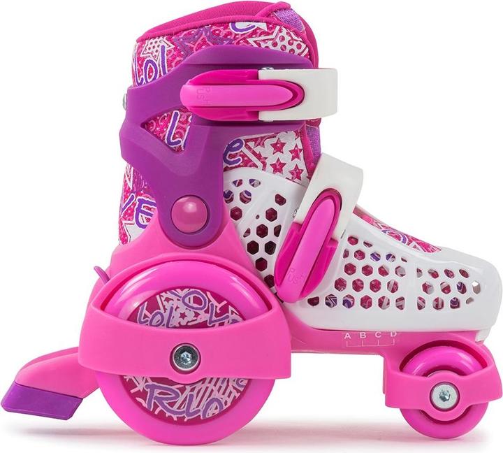 Image du produit Sfr Patins à roulettes Quad Stomper Adjustable Children'S Pink/White 2023 (28, 29, 30, 31, 32)