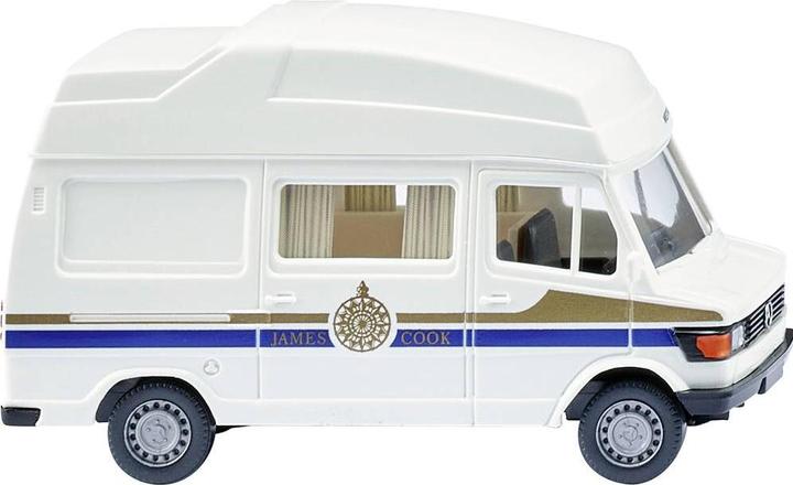 Actual product image Wiking 026702 H0 Car model Mercedes Benz camper van 207 D "James Cook"