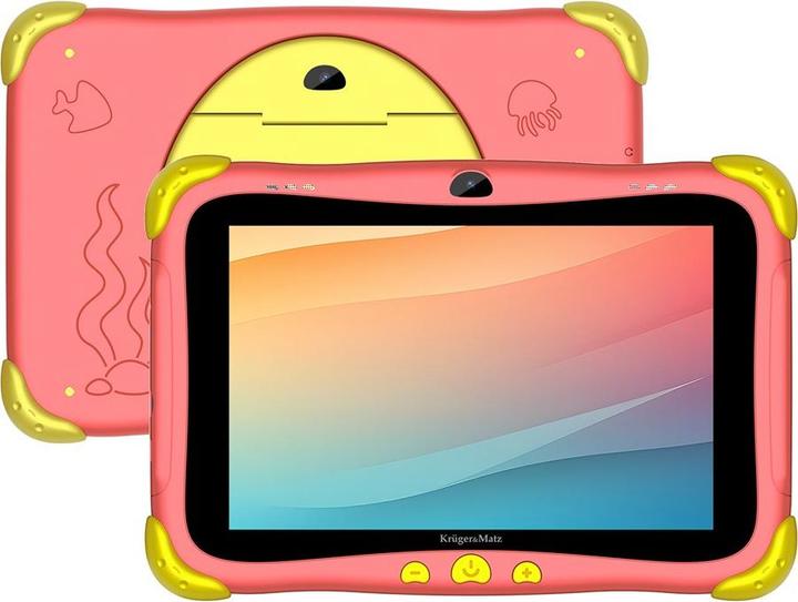 Produktbild Krüger&Matz PC Tab for kids Kruger & Matz FUN 808 red (8", 32 GB, Gelb, Rot)