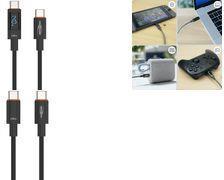 Produktbild Ansmann USB-C -> USB-C S/S 60cm Ladekabel 140W anthrazit (0.60 m, USB 3.0, USB 3.1, 140 W)
