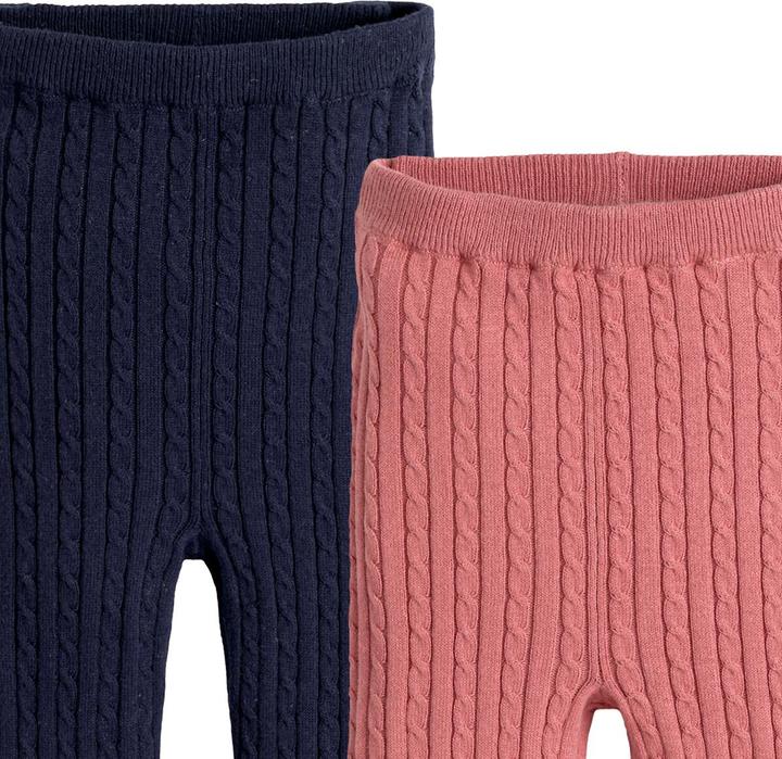 Actual product image La Redoute Collections 2-pack cable knit leggings (86)