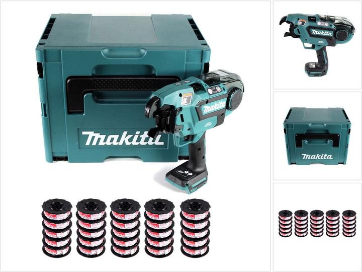 Productafbeelding Makita DTR 180 ZJ Accu wapeningssteker 18V Brushless in Makpac met 25x binddraad - zonder accu un