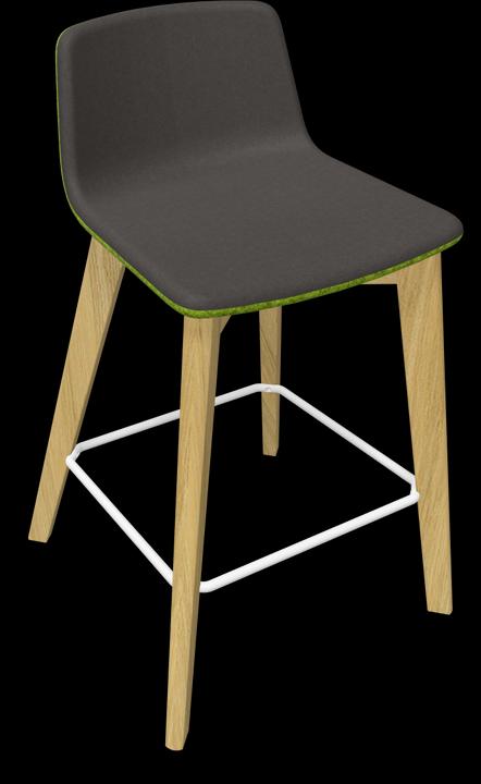 Dark grey, Light green melange, White, Ash natural light grey stained