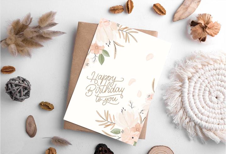 Produktbild Ursus Handlettering Karten Boho 48ST sortiert (300 g/m², 1 x)