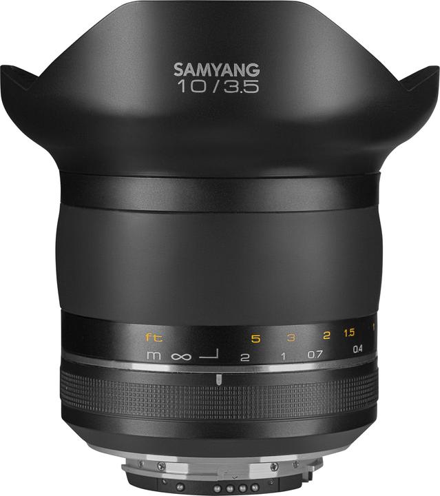 Image du produit Samyang Objectif XP 10mm F3.5 Nikon F Premium MF (Nikon F, APS-C / DX, Plein format)