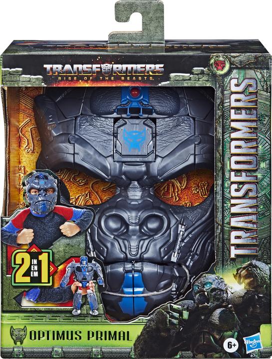 Produktbild Transformers Spielzeug zu : Aufstieg der Bestien, Optimus Primal, 2-in-1 Rollenspielmask