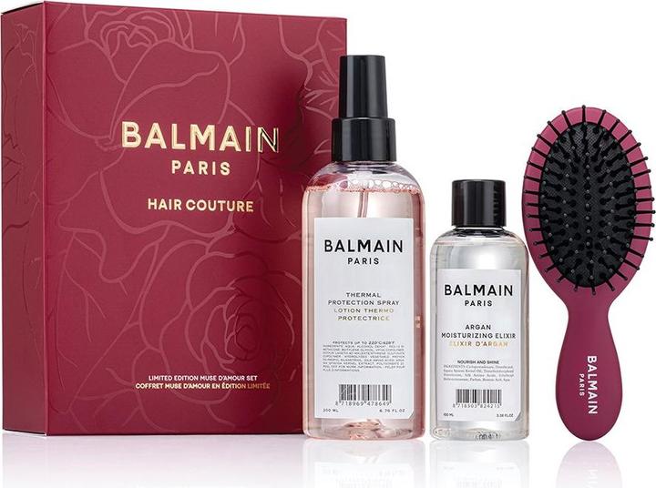 Balmain Hair - Limited Edition Muse D'Amour Set C1 25 - Velvet Burgundy (Hair care set)