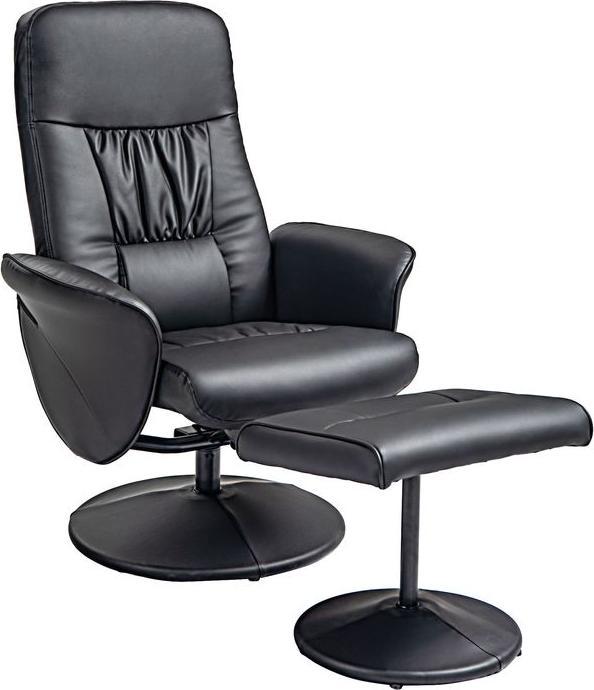 Actual product image Swisshandel24 Relaxing armchair with stool, TV armchair, TV armchair with reclining function, swivel upholstered