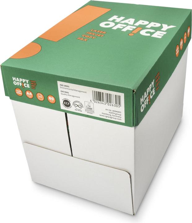 Happy Office Carta per fotocopie (80 g/m², 2500 x, A4)
