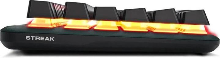 Produktbild Fnatic miniSTREAK TKL Keyboard, MX SILENT RGB RED, schwarz - Nordic (Kabelgebunden)