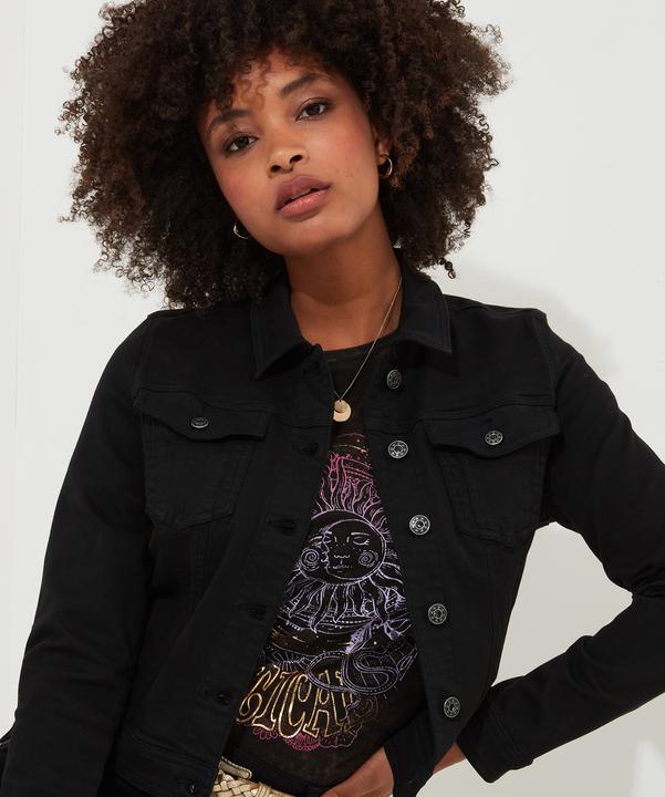 Actual product image Joe Browns Embellished distressed denim jacket (40)
