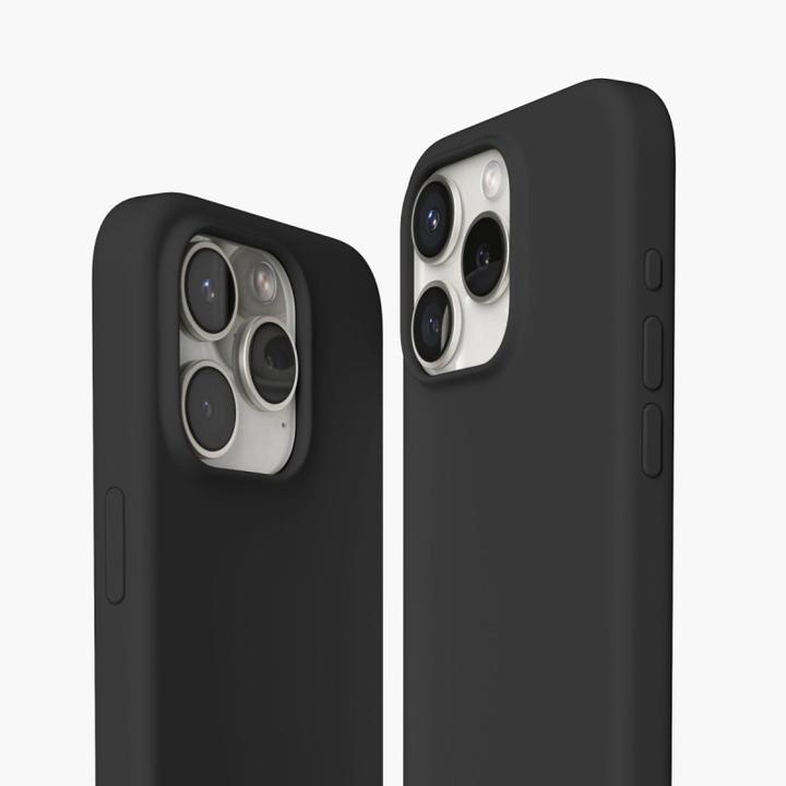 Immagine prodotto Vonmählen Custodia in silicone ecologico per iPhone 15 nero (Apple iPhone 15)