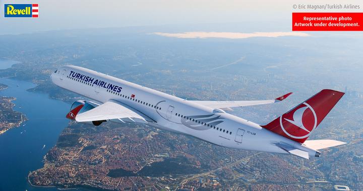 Actual product image Revell Airbus A350-900 Turkish Airlines