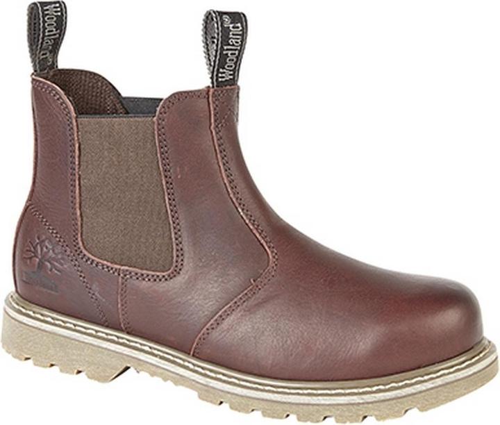 Woodland Tumbled Leder Chelsea Stiefel