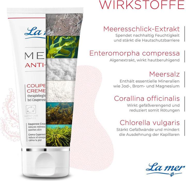 Immagine prodotto La Mer Med+ Anti-Red Couperose Creme ohne Parfum (50 ml, Crema 24h)