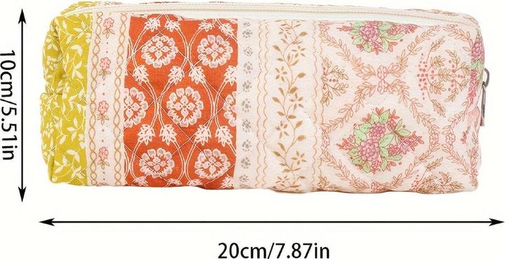 Actual product image Only-Bags.Store Cosmetic bag made of cotton with large capacity -, not waterproof, odourless