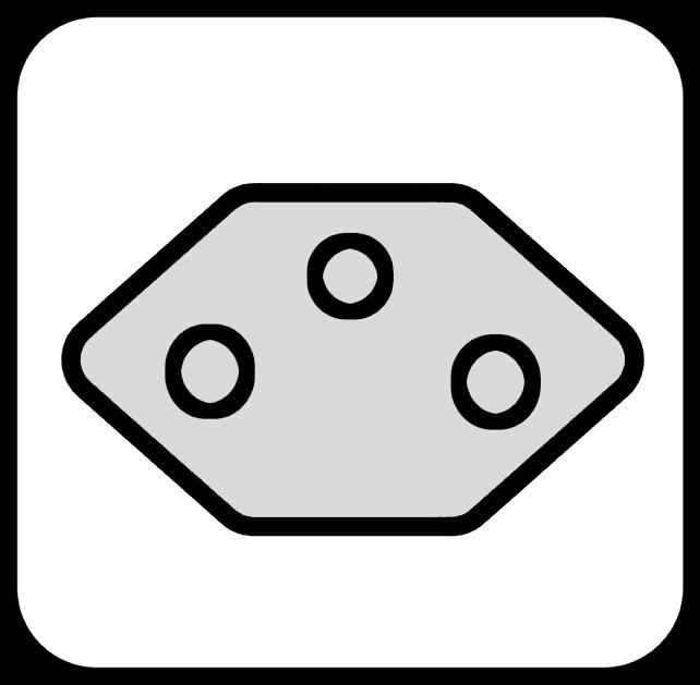 Produktbild Blank Verlängerungskabel (0.50 m, Typ 12, Typ 13)