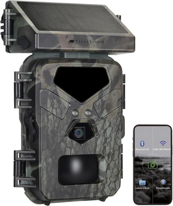VisorTech Wildkamera mit Solarpanel