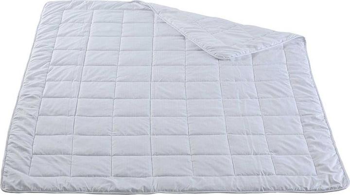 DOR Duvet léger en microfibre avec filet en carbone 160x210 cm (500 g, 160 x 210 cm)