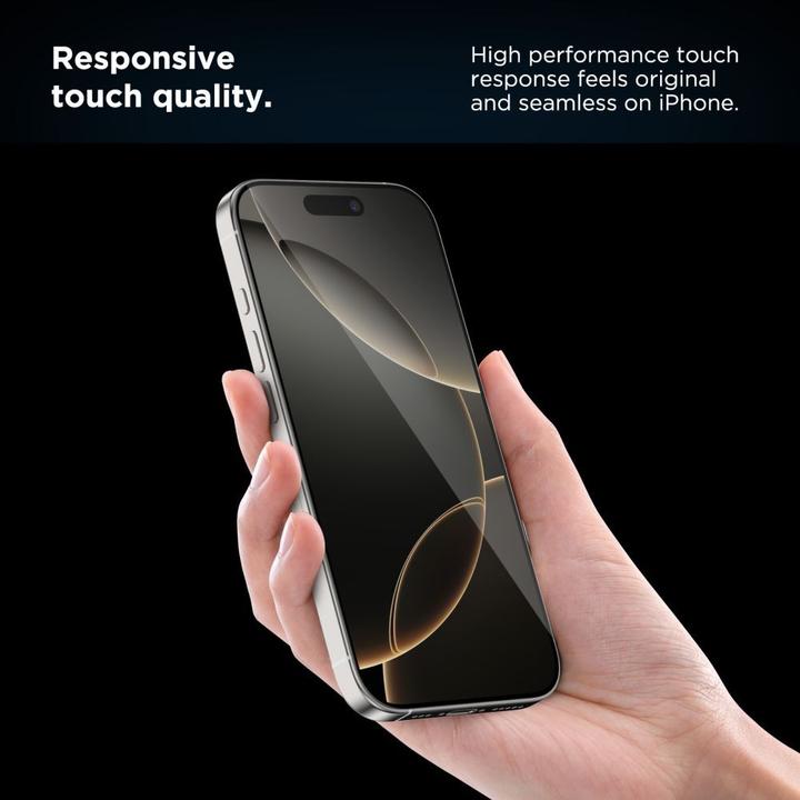 Produktbild Tech-Protect Quick Set+ 2er-Pack Panzerglas für iPhone 16 Pro (1 Stück, Apple iPhone 16 Pro)