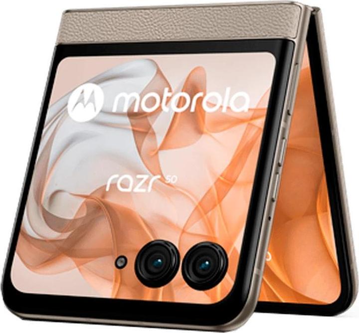 Immagine prodotto Motorola Razr 50 (256 GB, Spiaggia di sabbia, 6.90", SIM + eSIM, 50 Mpx, 5G)