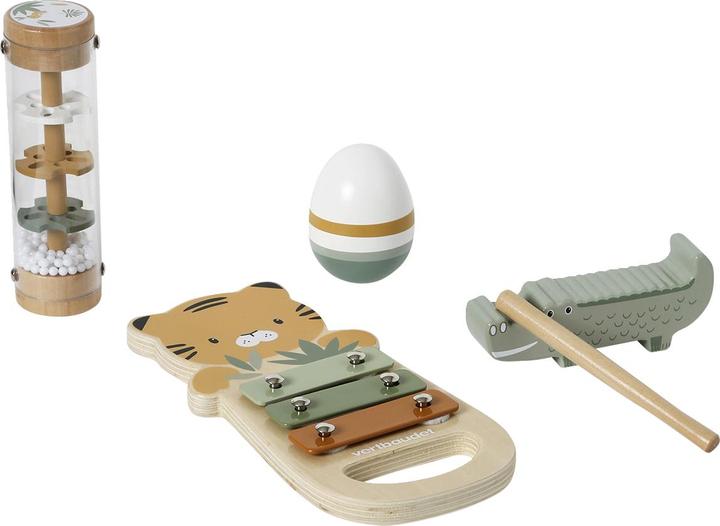 Produktbild Vertbaudet 4-teiliges Set Baby Musikinstrumente TANSANIA, Holz FSC®