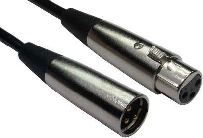 Actual product image Rs Pro XLR cable XLR 3-pin XLR 3-pin 0.5m Black (0.50 m)