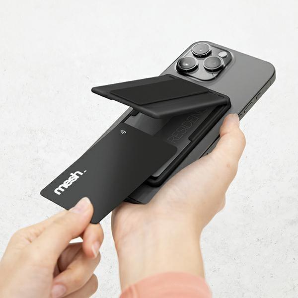 Actual product image Uniq Heldro ID magnetyczny portfel z podpórką i opaską różowy/blush pink