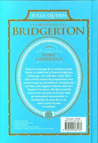 Immagine prodotto La cronologia di Bridgerton. Tomi 5 e 6 (Francese, Quinn Julia, 2022)