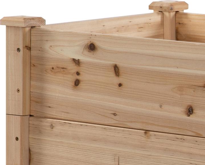 Actual product image Outsunny Raised bed with stepped design
