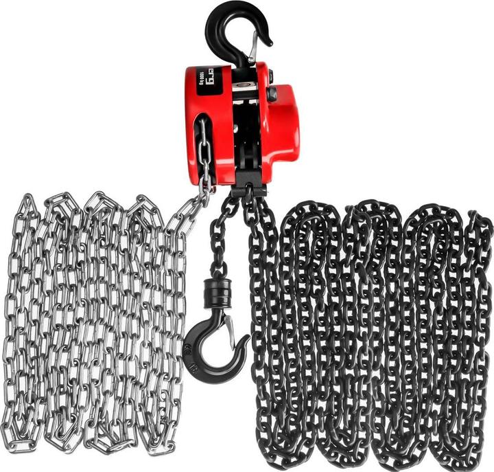 Produktbild Steinberg Kettenzug Flaschenzug Kettenflaschenzug Hebezug Handkettenzug 1 T Kette 12 m