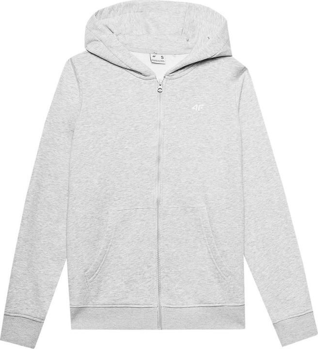 Produktbild 4F Damen Sweatshirt F0956 cool hellgrau melange 4FWSS24TSWSF0956 27M M (27)