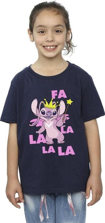 Image du produit Disney - T-shirt LILO & STITCH ANGEL FA LA LA - Fille (116)