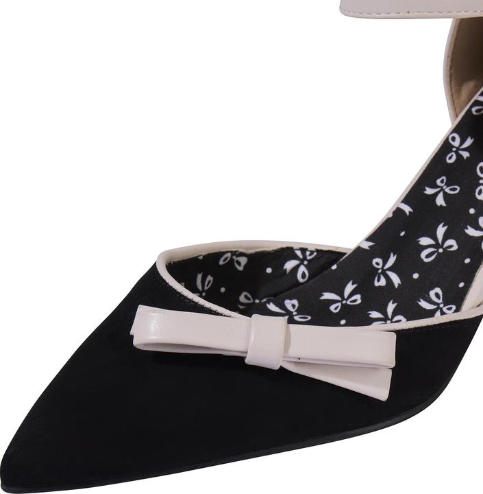 Actual product image Joe Browns Bow Detail Monochrome Slingback Heels (41)