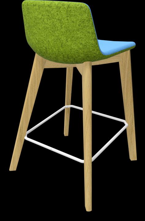 Actual product image Narbutas Twist & Sit Bar Stool