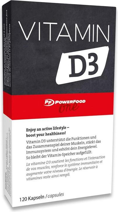 Image du produit PowerFood One Vitamine D3 (120 pièce(s), Cachets, 522 g)