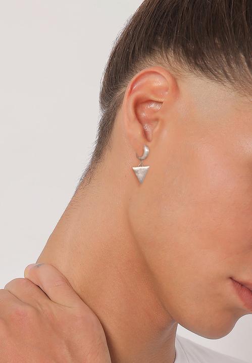 Produktbild Kuzzoi Ohrringe Single Creole Dreieck Matt 925 Sterling Silber (925er Sterling Silber)