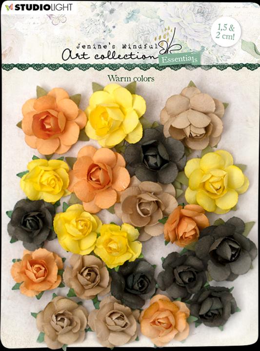 Produktbild art by marlene Papierblumen Warme Farben, 20 Stück Essentials
