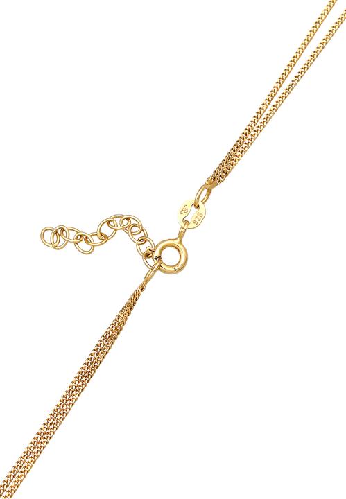 Actual product image Elli Necklace Layer Star Astro Crystals 925 Silver (Glass crystal, 925 sterling silver, 40 cm)
