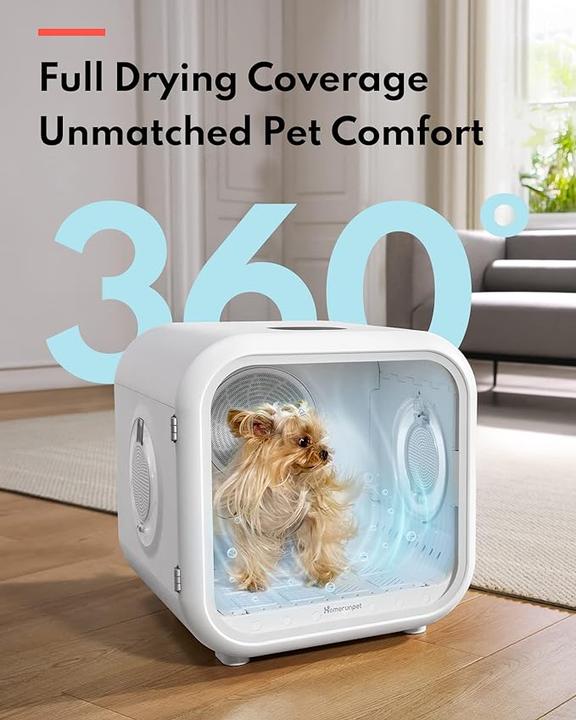 Immagine prodotto HomeRunPet Asciugatrice per animali domestici Drybo Plus PD50 (Gatto, Cane)