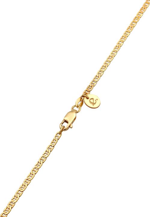 Actual product image Elli Heart (925 Sterling silver gold-plated, 45 cm)