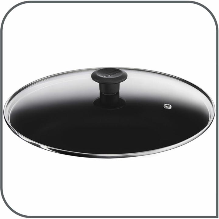 Produktbild Tefal Trattoria Pro Schmorpfanne mit Glasdeckel (28 cm, Bräter + Schmortopf, Aluminiumguss)