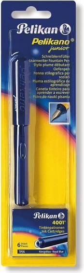 Produktbild Magni Füller Pelikano Junior LH 4fach sortiert im Blister (4 x)