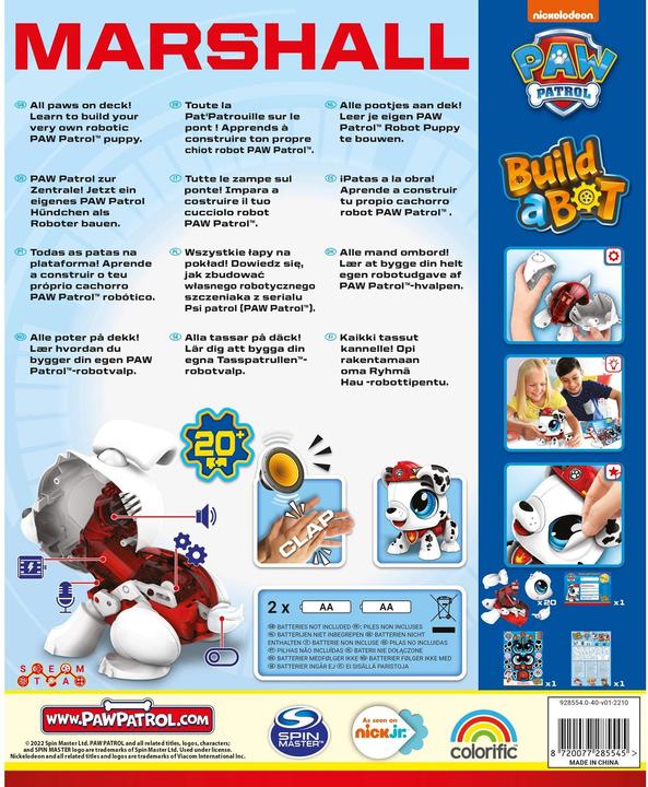 Image du produit Goliath Toys Build a Bot Paw Patrol Marshall