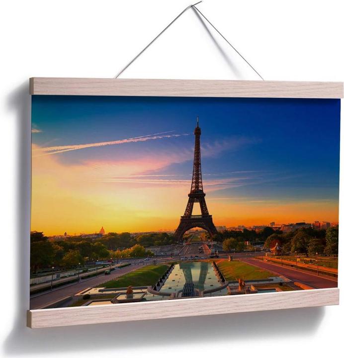 Produktbild Trenddeko Eiffelturm im Sonnenuntergang (45 x 30 cm)